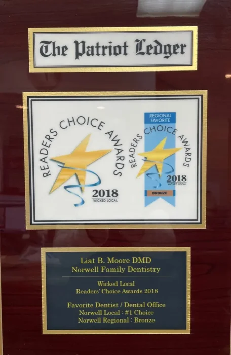 Wicked Local Reader's Choice Awards 2018 — Favorite Dentist, Norwell Family Dentistry